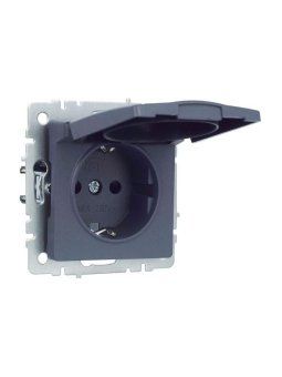 розетка brite рсбш10-3-брм 16а ip20 с заземл. защ. шторки с крышкой механизм маренго iek br-r16-16-k35 от магазина Штепсель и батарейка. - фото_3