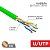 кабель витая пара u/utp кат. 5e pvc нг(а)-lsltx 4х2х0.52мм 24awg indoor solid зел. (уп.305м) rexant 01-0061-r от магазина Штепсель и батарейка.