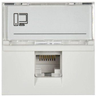 розетка компьютерная 2мод. рки-20-00-п rj45 кат.5e utp механизм primer iek ckk-40d-ri2-k01 от магазина Штепсель и батарейка. - фото_2