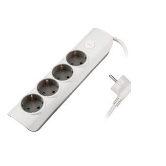 удлинитель 4х5м с заземл. с выкл. бел. et-04-500w (4х5.0) jazzway 5051836 от магазина Штепсель и батарейка. - фото_2