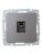 розетка компьютерная сп rj45 кат.6 brite рк11-брс механизм сталь iek br-k10-2-k46 от магазина Штепсель и батарейка. - фото_2