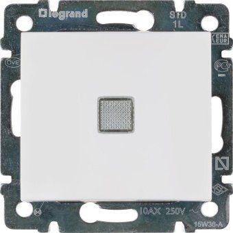 выключатель 1-кл. сп valena 10а ip31 250в с зел. индикацией механизм бел. leg 774410 от магазина Штепсель и батарейка. - фото_11