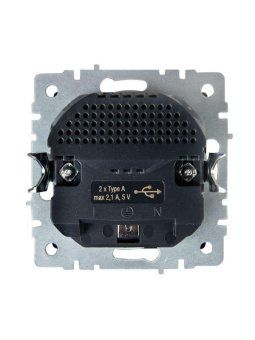 розетка brite рюш10-1-брш 16а с usb a+a 2.1а с заземл. защ. шторки механизм шампань iek br-r14-16-u21-d21-k37 от магазина Штепсель и батарейка. - фото_4
