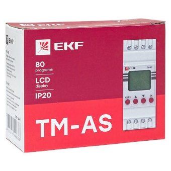 таймер электронный астрономический одноканальный tm-as ekf tm-as-1 от магазина Штепсель и батарейка. - фото_5