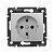 розетка 1-м сп valena 16а ip21 230/250в 2p+e с заземл. защ. шторки на винтах механизм алюм. leg 770121 от магазина Штепсель и батарейка.