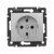 розетка 1-м сп valena 16а ip21 230/250в 2p+e с заземл. защ. шторки на винтах механизм алюм. leg 770121 от магазина Штепсель и батарейка.