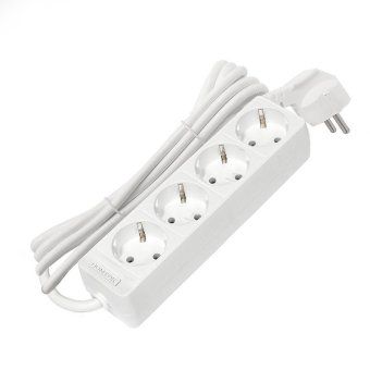удлинитель 4х3м с заземл. 16а ip20 3.5квт пвс 3х1 бел. domtok 2396 от магазина Штепсель и батарейка. - фото_3