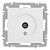 розетка accent 6-301-01м tv одиночная ip20 су бел. матов. intro б0063603 от магазина Штепсель и батарейка.