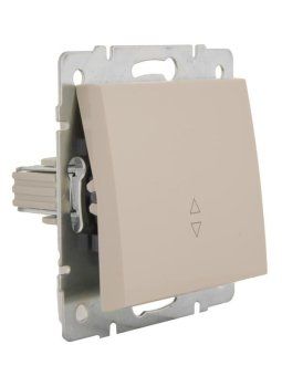 переключатель проходной 1-кл. сп rain ip20 механизм крем. lezard 703-0388-105 от магазина Штепсель и батарейка. - фото_4