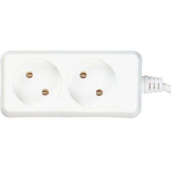 удлинитель 2х1.5м без заземл. 10а ip20 у2 2p 250в 2х0.75 iek wyp10-06-02-01-n от магазина Штепсель и батарейка. - фото_2