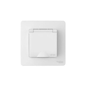 розетка 1-м сп blanca 16а ip44 250в с заземл. защ. шторки с крышкой бел. se blnrs441111 от магазина Штепсель и батарейка. - фото_2