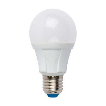 лампа светодиодная led-a60 12w/ww/e27/fr plp01wh яркая 12вт грушевидная матовая 3000к тепл. бел. e27 (упак. картон) uniel ul-00001526 от магазина Штепсель и батарейка.