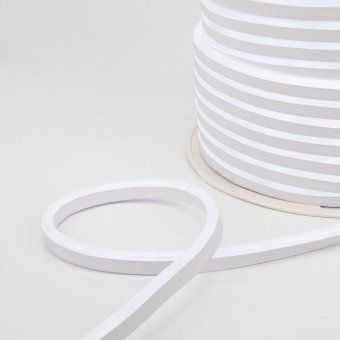 шнур светодиодный smd 20м 8х16мм 120led/м бел. 6.5вт ip65 односторонний гибкий неон neon-night 131-007 от магазина Штепсель и батарейка.