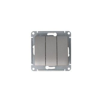 выключатель 3-кл. сп glossa 10а ip20 (сх. 3) 10ax механизм платина se gsl001231 от магазина Штепсель и батарейка. - фото_6