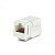 вставка keystone jack rj45 (8p8c) кат.5e 110 idc kjne-8p8c-c5e-90-wh заделка с помощью ne-tool бел. hyperline 46653 от магазина Штепсель и батарейка.