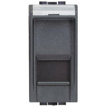 розетка компьютерная livinglight rj45 кат.5e utp leg btc l4279c5e от магазина Штепсель и батарейка.