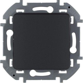 переключатель перекрестный 1-кл. inspiria 10а ip20 250в 10ax винтов. клеммы механизм антрацит leg 673683 от магазина Штепсель и батарейка.