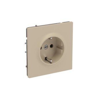 розетка силовая kant 2p+e защ. шторки ванильн. марципан dkc 7015033 от магазина Штепсель и батарейка. - фото_2