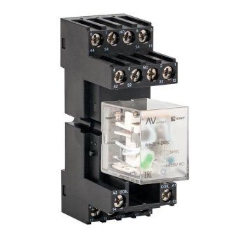 разъем для реле рм4 22/4 averes ekf rm4-22-4 от магазина Штепсель и батарейка.