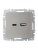 розетка brite usb a+c 18вт рю11-1-брс механизм сталь iek br-u22-018-k46 от магазина Штепсель и батарейка.