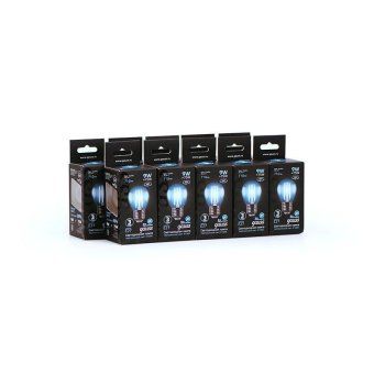 лампа светодиодная филаментная black filament 9вт p45 шар 4100к нейтр. бел. e27 710лм gauss 105802209 от магазина Штепсель и батарейка. - фото_7