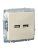 розетка brite usb a+a 3.1а рю10-1-бркр механизм беж. iek br-u21-d31-k10 от магазина Штепсель и батарейка. - фото_6