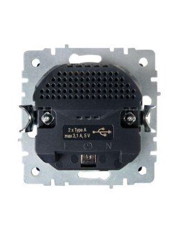 розетка brite рюш10-2-брч 16а с usb a+a 3.1а с заземл. защ. шторки механизм черн. iek br-r14-16-u21-d31-k02 от магазина Штепсель и батарейка. - фото_4