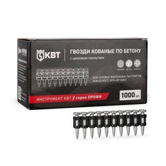 гвоздь кованый по бетону ggn-3025mg профи (уп.1000шт) квт 106199 от магазина Штепсель и батарейка.
