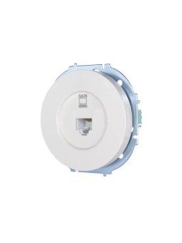розетка компьютерная сп osen rj45 кат.6 механизм бел. lezard 743-0288-140 от магазина Штепсель и батарейка. - фото_2