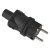 вилка каучуковая прямая с/з 16а 230в ip44 черн. duwi 27454 4 от магазина Штепсель и батарейка. - фото_2