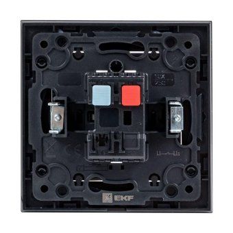выключатель 1-кл. стокгольм 10а механизм черн. proxima ekf ezv10-021-10 от магазина Штепсель и батарейка. - фото_2