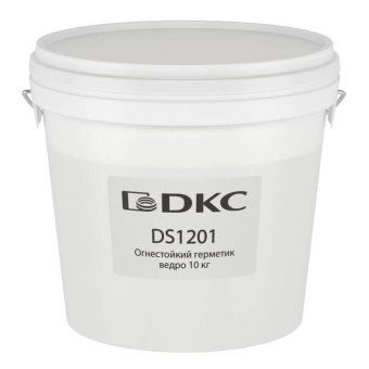 герметик огнезащитный (ведро 10кг) dkc ds1201 от магазина Штепсель и батарейка.