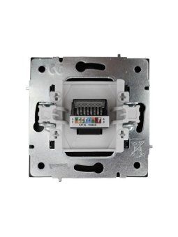 розетка компьютерная 1-мест. сп zima ip20 черн. бархат lezard 704-4288-139 от магазина Штепсель и батарейка. - фото_6