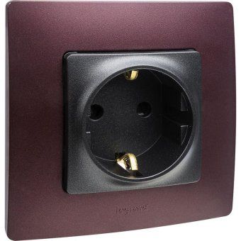 розетка 1-м сп etika 16а ip31 250в 2p+e с заземл. защ. шторки немецк. стандарт винтов. клеммы механизм антрацит leg 672622 от магазина Штепсель и батарейка. - фото_6