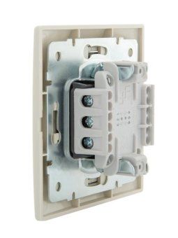 переключатель проходной 2-кл. сп mira 10а со вставкой крем. lezard 701-0303-106 от магазина Штепсель и батарейка. - фото_3