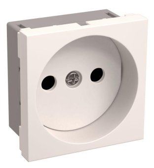 розетка 1-м 2мод. ркс-20-20-п-к 10а ip20 45х45 без заземл. бел. primer iek ckk-40d-rsb2-k01-k от магазина Штепсель и батарейка.