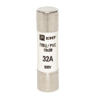 вставка плавкая цилиндрическая пвц 10х38 32а ekf pvc-10x38-32 от магазина Штепсель и батарейка. - фото_2