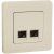 розетка компьютерная 2-м inspiria rj45 кат.5e utp сл. кость leg 673836 от магазина Штепсель и батарейка. - фото_5