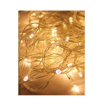 гирлянда светодиодная 80led бел. прозр. провод 8.8м (7.3+1.5) 8 режимов мигания ip20 тепл. бел. космос koc_gir80led_w от магазина Штепсель и батарейка.