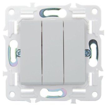 выключатель 3-кл. skandy 10а sk-v11w арктич. бел. iek sk-v30-0-10-k01 от магазина Штепсель и батарейка. - фото_4