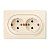 розетка 2-м сп florence 16а ip20 с заземл. винт. клеммы беж. 1e10401301 onekeyelectro 2172790 от магазина Штепсель и батарейка.