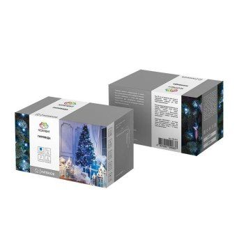 гирлянда светодиодная "твинкл лайт" 15м 120led син. 6.9вт 220-240в ip20 с контроллером 8 режимов провод пвх темн. зел. neon-night 303-053 от магазина Штепсель и батарейка. - фото_10