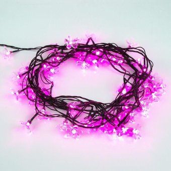 гирлянда светодиодная "цветы сакуры" 7м 50led роз. 1.5вт ip20 с контроллером 8 режимов neon-night 303-038 от магазина Штепсель и батарейка. - фото_5