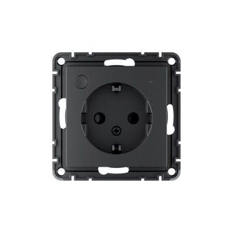 розетка atlasdesign smart 16а l+n с заземл. защ. шторки zigbee механизм карбон se atn001045z от магазина Штепсель и батарейка. - фото_7