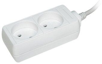 удлинитель 2х3м без заземл. 10а ip20 у2 2p 250в 2х0.75 iek wyp10-06-02-03-n от магазина Штепсель и батарейка.