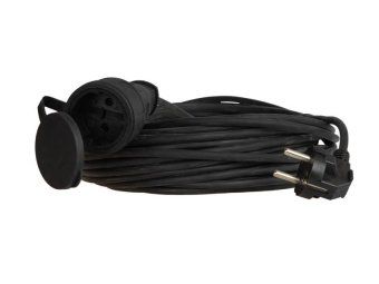 удлинитель-шнур 1х30м 10а ip44 3500вт 220-350в кг 2х1.0мм каучук космос yshksm30m-1g(10a)kg от магазина Штепсель и батарейка. - фото_2