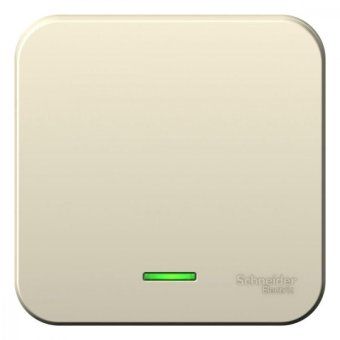 выключатель 1-кл. оп blanca 10а ip20 (сх. 1) 250в с подсветкой с изолир. пластиной молочн. se blnva101112 от магазина Штепсель и батарейка.