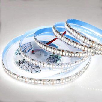 лента светодиодная 24в 14.4вт/м smd2835 240 диод/м ip20 1200лм/м pcb 10мм 4000к (уп.5м) apeyron 00-516 от магазина Штепсель и батарейка.