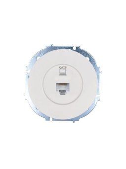 розетка компьютерная сп osen rj45 кат.6 механизм бел. lezard 743-0288-140 от магазина Штепсель и батарейка.