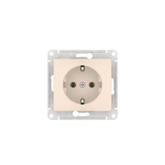 розетка glossa 16а с заземл. быстрозажим. клем. механизм беж. se gsl000243s от магазина Штепсель и батарейка. - фото_5